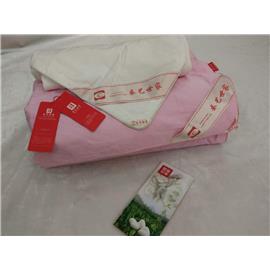 帶標白色蠶絲套子